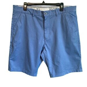 Cactus Man Ricky Singh Blue Flat Front Men's Shorts SIze 38